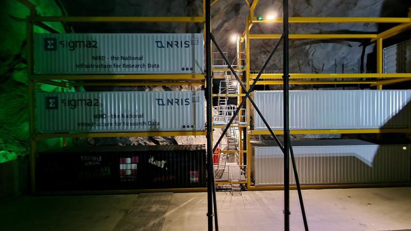 The NIRD containers.