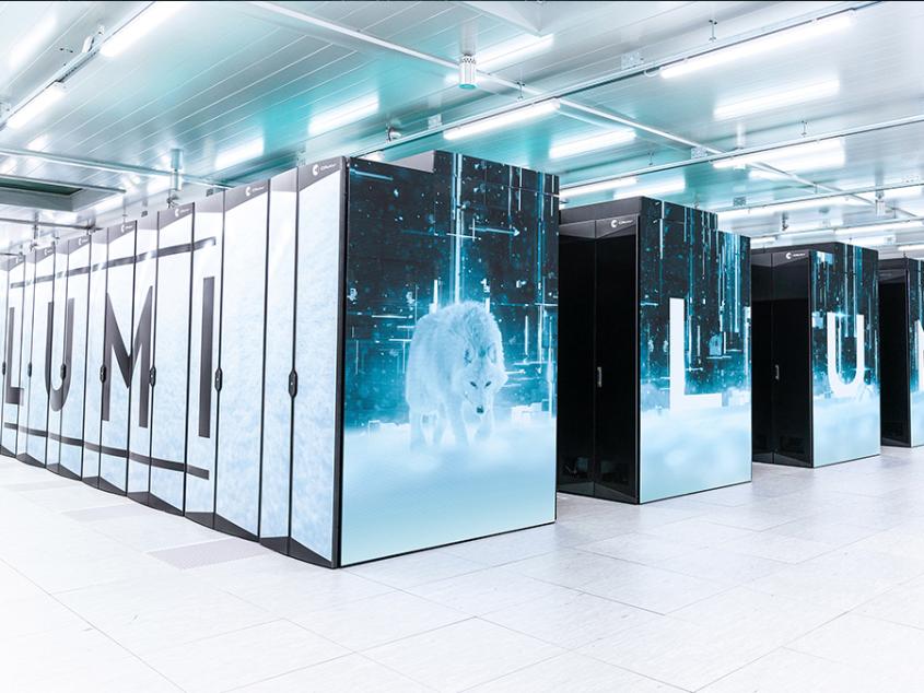 The LUMI cabinets.