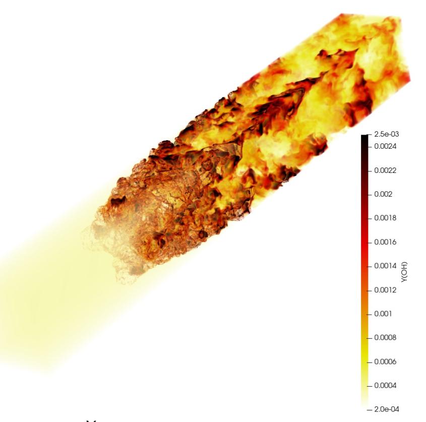 Illustration of simulation with ammonia.