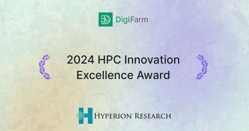2024 HPC Innovation Excellence Award poster.
