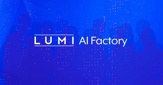 LUMI AI Factory banner.