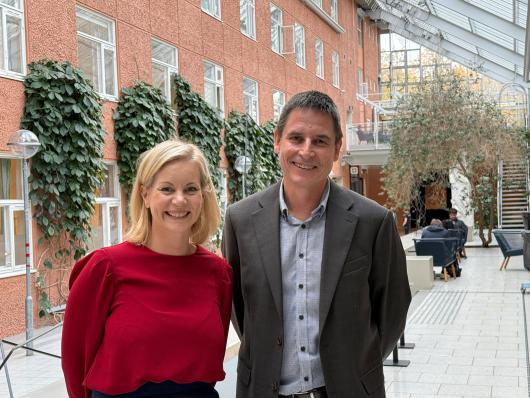 Sigrun Aasland and Gunnar Boe