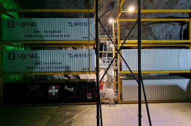 The NIRD containers. 