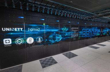 Supercomputer Betzy. 