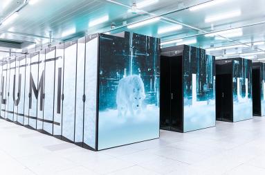 The LUMI cabinets. 