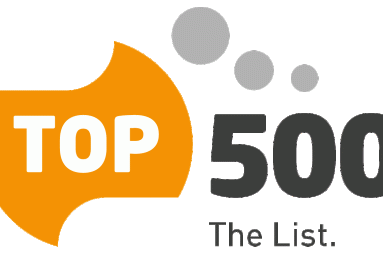 TOP 500 the list. Logo. 