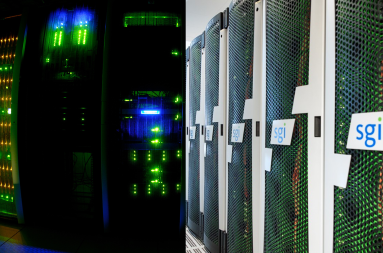 Image of supercomputers Vilje and Stallo.