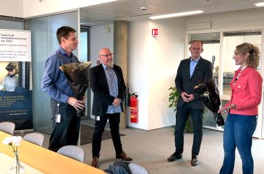 Gunnar Bøe, Stein Inge Knarbakk, Oddmund Hoel og Karianne Tung.